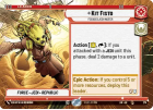 Kit Fisto - Focused Jedi Master (HYPERSPACE) : 275 LEGENDS OF THE FORCE - Star Wars Unlimited Single Card