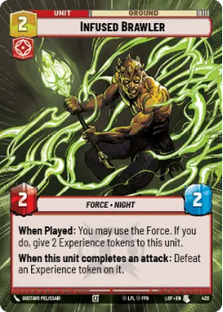 Infused Brawler (HYPERSPACE) single card from Star Wars Unlimited