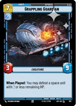 Grappling Guardian (FOIL) single card from Star Wars Unlimited