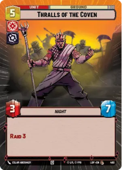 Thralls of the Coven (HYPERSPACE) single card from Star Wars Unlimited