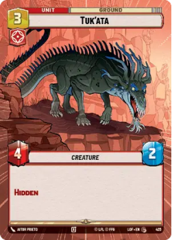 Tuk'ata (HYPERSPACE) single card from Star Wars Unlimited