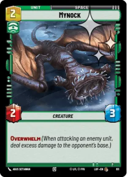 Mynock (FOIL) single card from Star Wars Unlimited