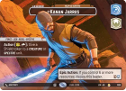 Kanan Jarrus - Help Us Survive (SHOWCASE) : 1008 LEGENDS OF THE FORCE - Star Wars Unlimited Single Card