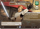 Obi-Wan Kenobi - Courage Makes Heroes (SHOWCASE) : 1012 LEGENDS OF THE FORCE - Star Wars Unlimited Single Card