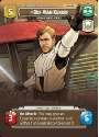 Obi-Wan Kenobi - Courage Makes Heroes (SHOWCASE) : 1012 LEGENDS OF THE FORCE - Star Wars Unlimited Single Card - Image 2
