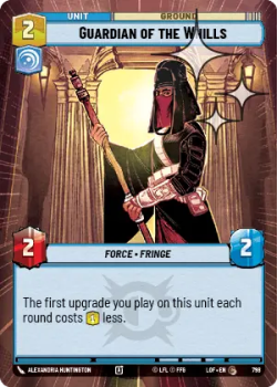 Guardian of the Whills (HYPERSPACE FOIL) single card from Star Wars Unlimited