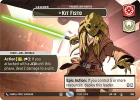 Kit Fisto - Focused Jedi Master (SHOWCASE) : 1015 LEGENDS OF THE FORCE - Star Wars Unlimited Single Card