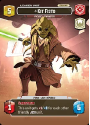 Kit Fisto - Focused Jedi Master (SHOWCASE) : 1015 LEGENDS OF THE FORCE - Star Wars Unlimited Single Card - Image 2