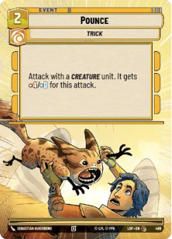 Pounce (HYPERSPACE) single card from Star Wars Unlimited