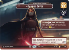 Barriss Offee - We Have Become Villains (SHOWCASE) : 1017 LEGENDS OF THE FORCE - Star Wars Unlimited Single Card