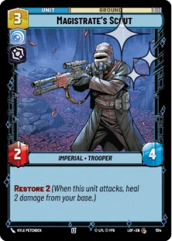Magistrate's Scout (FOIL) single card from Star Wars Unlimited