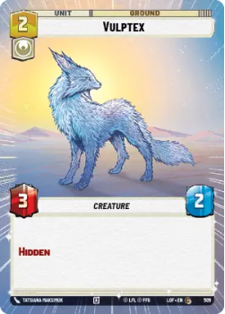 Vulptex (HYPERSPACE) single card from Star Wars Unlimited