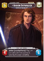 Anakin Skywalker - Tempted by the Dark Side (SHOWCASE) : 1022 LEGENDS OF THE FORCE - Star Wars Unlimited Single Card - Image 2