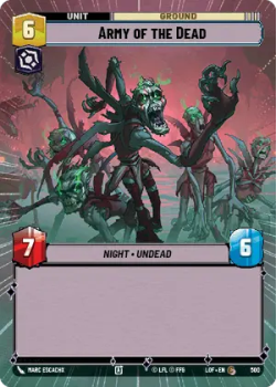 Army of the Dead (HYPERSPACE) single card from Star Wars Unlimited