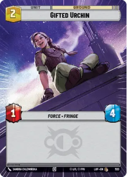 Gifted Urchin (HYPERSPACE) single card from Star Wars Unlimited