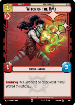 Witch of the Mist (FOIL) single card from Star Wars Unlimited