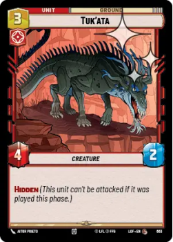 Tuk'ata (FOIL) single card from Star Wars Unlimited