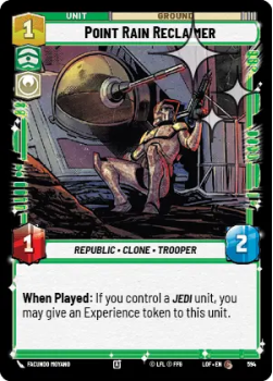 Point Rain Reclaimer (FOIL) single card from Star Wars Unlimited