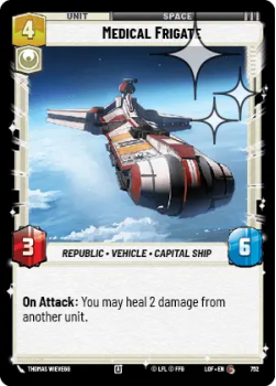 Medical Frigate (FOIL) single card from Star Wars Unlimited