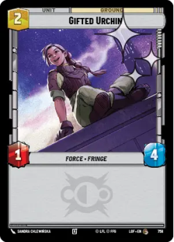 Gifted Urchin (FOIL) single card from Star Wars Unlimited