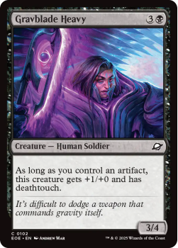 Gravblade Heavy (FOIL) single card from Magic: the Gathering