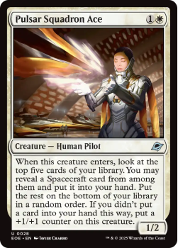 Pulsar Squadron Ace (FOIL) single card from Magic: the Gathering
