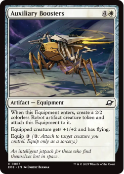 Auxiliary Boosters (FOIL) single card from Magic: the Gathering