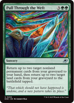 Pull Through the Weft single card from Magic: the Gathering