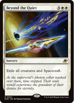 Beyond the Quiet single card from Magic: the Gathering