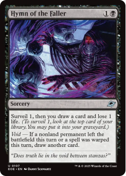 Hymn of the Faller (FOIL) single card from Magic: the Gathering