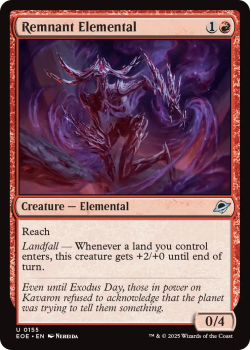 Remnant Elemental (FOIL) single card from Magic: the Gathering