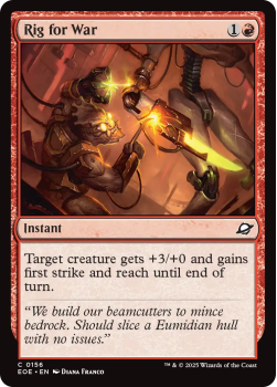 Rig for War (FOIL) single card from Magic: the Gathering