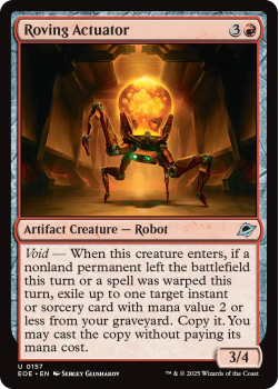 Roving Actuator (FOIL) single card from Magic: the Gathering
