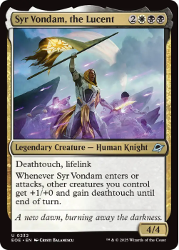 Syr Vondam, the Lucent single card from Magic: the Gathering