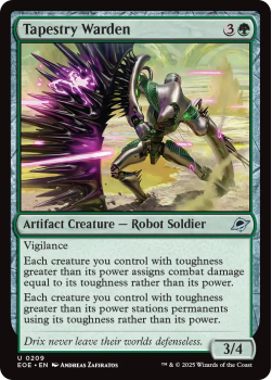 Tapestry Warden (FOIL) single card from Magic: the Gathering