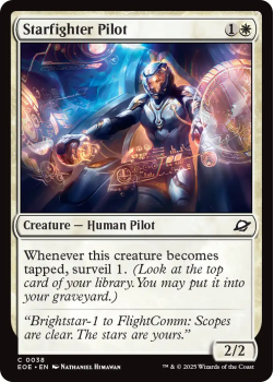 Starfighter Pilot (FOIL) single card from Magic: the Gathering