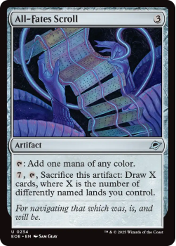 All-Fates Scroll (FOIL) single card from Magic: the Gathering