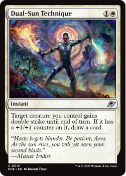 Dual-Sun Technique single card from Magic: the Gathering