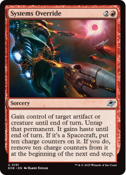 Systems Override single card from Magic: the Gathering