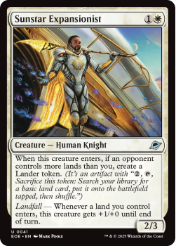 Sunstar Expansionist single card from Magic: the Gathering