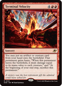 Terminal Velocity single card from Magic: the Gathering