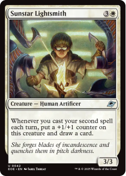 Sunstar Lightsmith single card from Magic: the Gathering