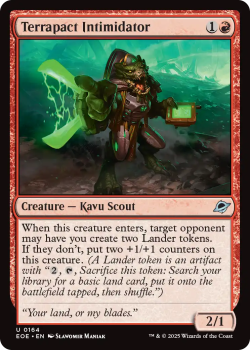 Terrapact Intimidator (FOIL) single card from Magic: the Gathering