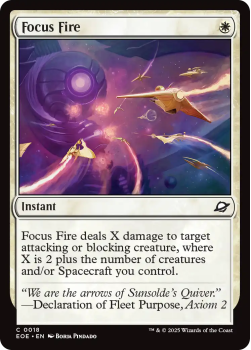 Focus Fire (FOIL) single card from Magic: the Gathering