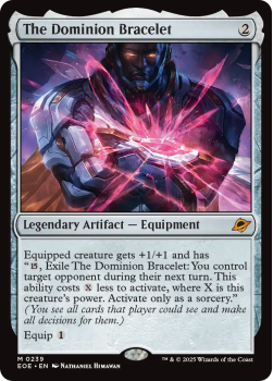 The Dominion Bracelet single card from Magic: the Gathering