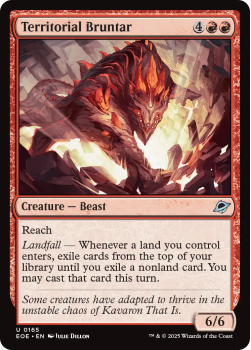 Territorial Bruntar single card from Magic: the Gathering