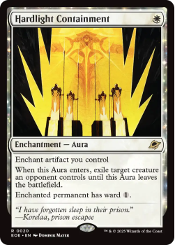 Hardlight Containment single card from Magic: the Gathering