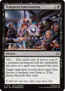 Temporal Intervention single card from Magic: the Gathering