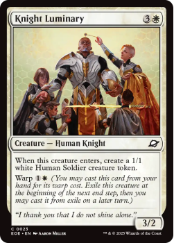 Knight Luminary (FOIL) single card from Magic: the Gathering
