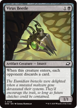 Virus Beetle (FOIL) single card from Magic: the Gathering